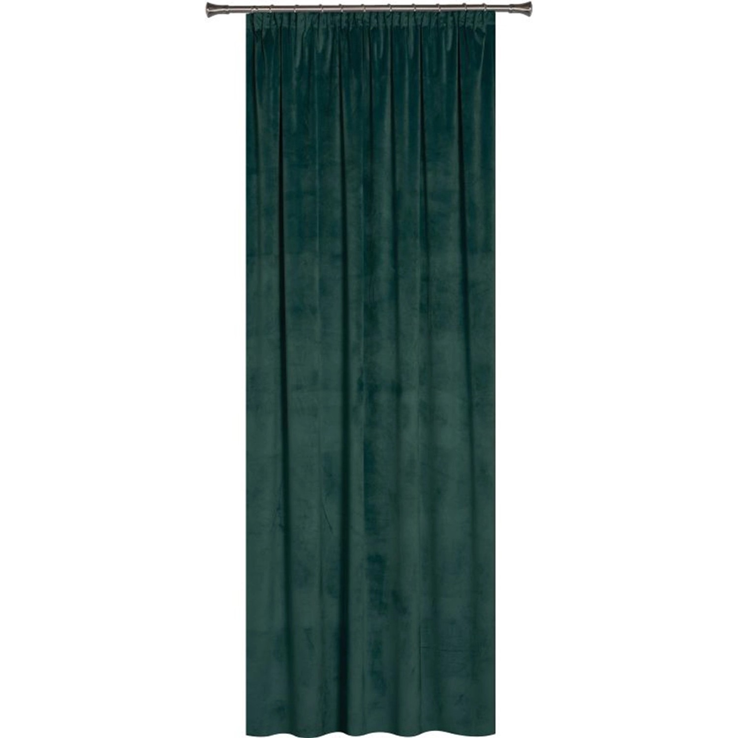 Zasłona VELUTTO na taśmie 140 x 260 cm zielona