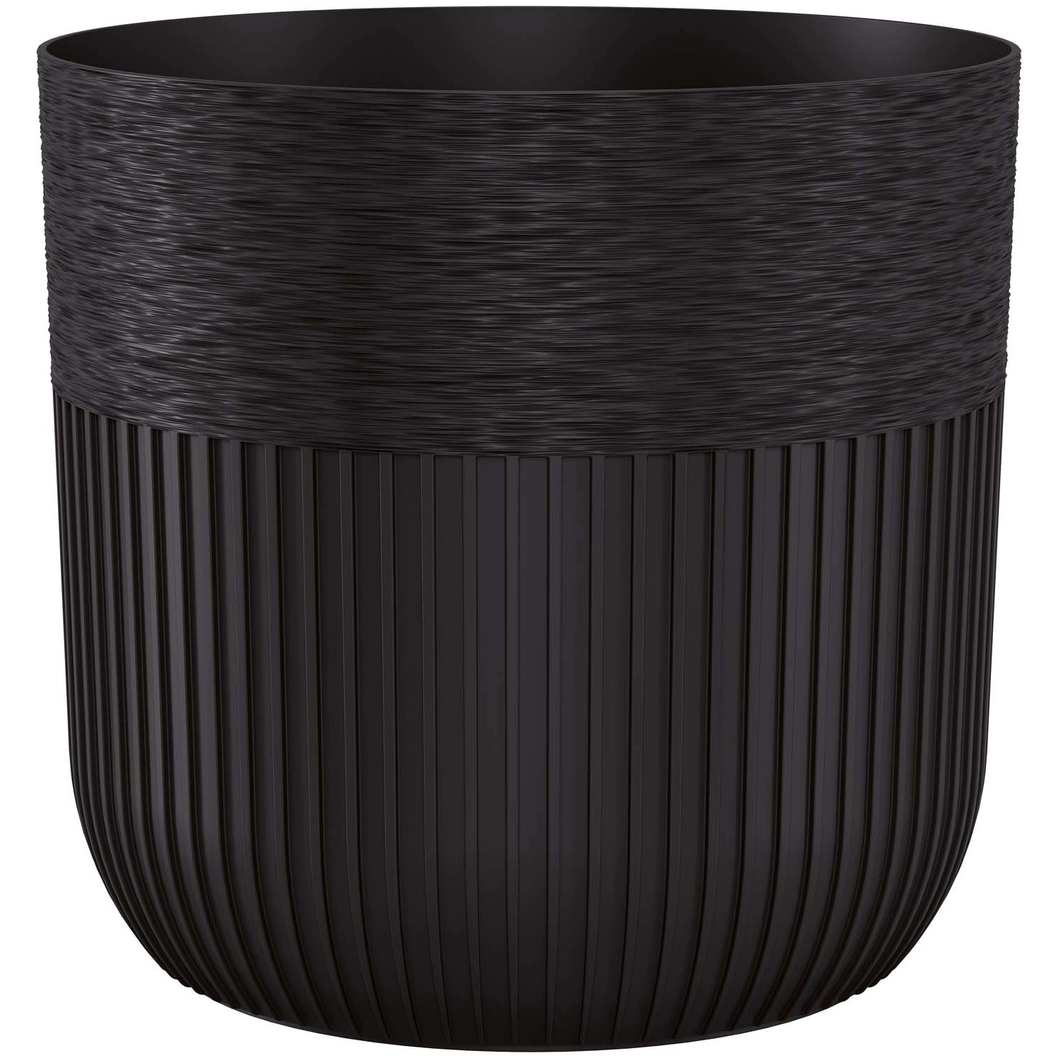 Osłonka Luca recycled czarna - 14 cm