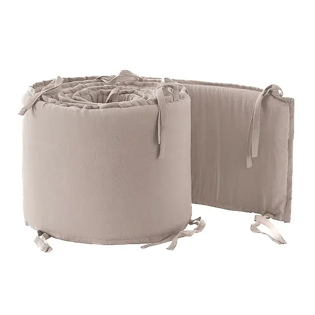 Ochraniacz do łóżeczka capuccino - 210x30 cm