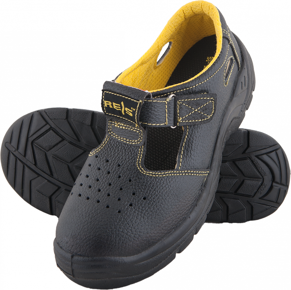 Buty bezpieczne Reis Bryes-S-SB, rozmiar 38, czarno- żółty