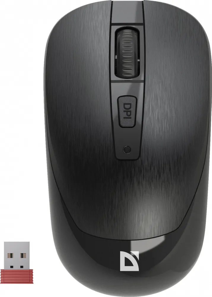 Myszka bezprzewodowa Defender Wave MM-995 RF, optyczna, czarny