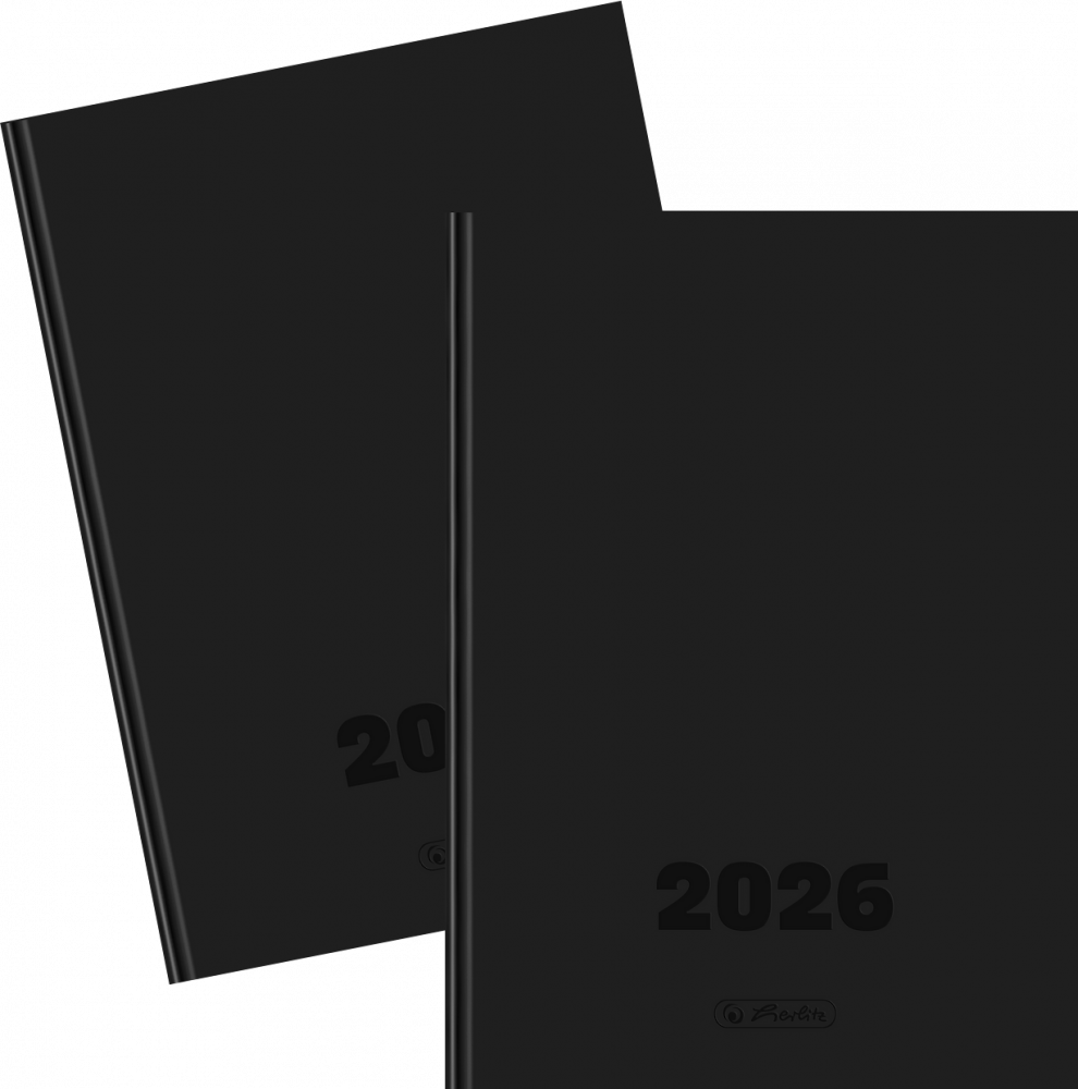 2x Kalendarz książkowy 2026, Herlitz, Szefa, B5, dzienny, czarny