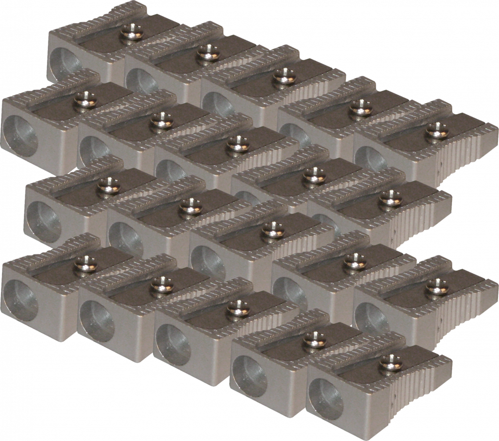 20x Temperówka Viking, aluminium, 1 otwór, srebrny