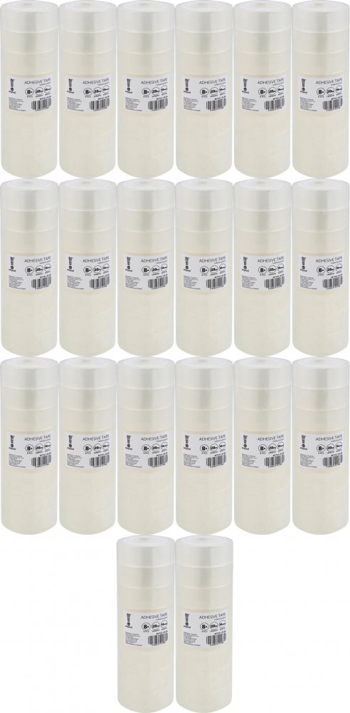 20x Taśma klejąca MemoBe 18mmx20m, 8 sztuk, przezroczysty