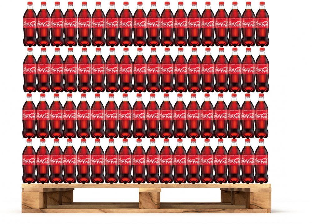 600x Napój gazowany Coca-Cola, butelka, 0.85l