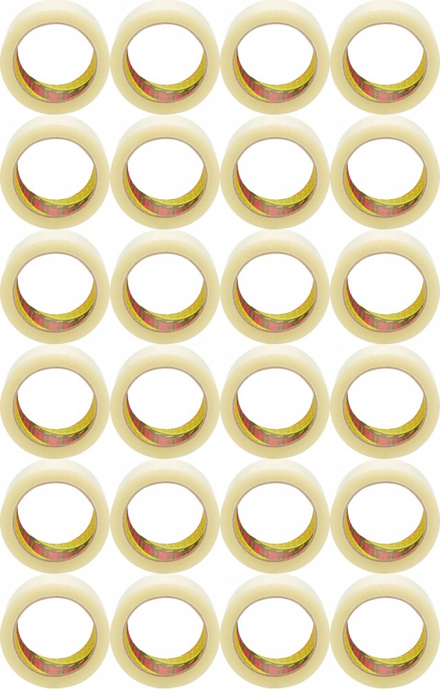 24x Taśma pakowa Scotch 309 (S5066F6), akrylowa, 50mmx66m, transparentny