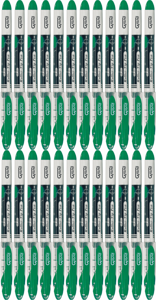 24x Cienkopis kulkowy Grand, GR-203, 0.5mm, zielony