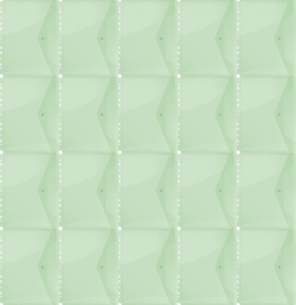 20x Teczka koperta do segregatora A4, Donau, na zatrzask, zielony