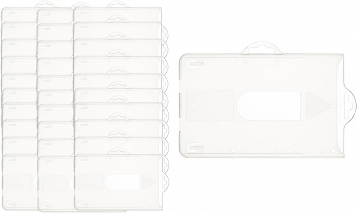 20x Holder do identyfikatorów Argo, typ K, 90x57mm, przezroczysty