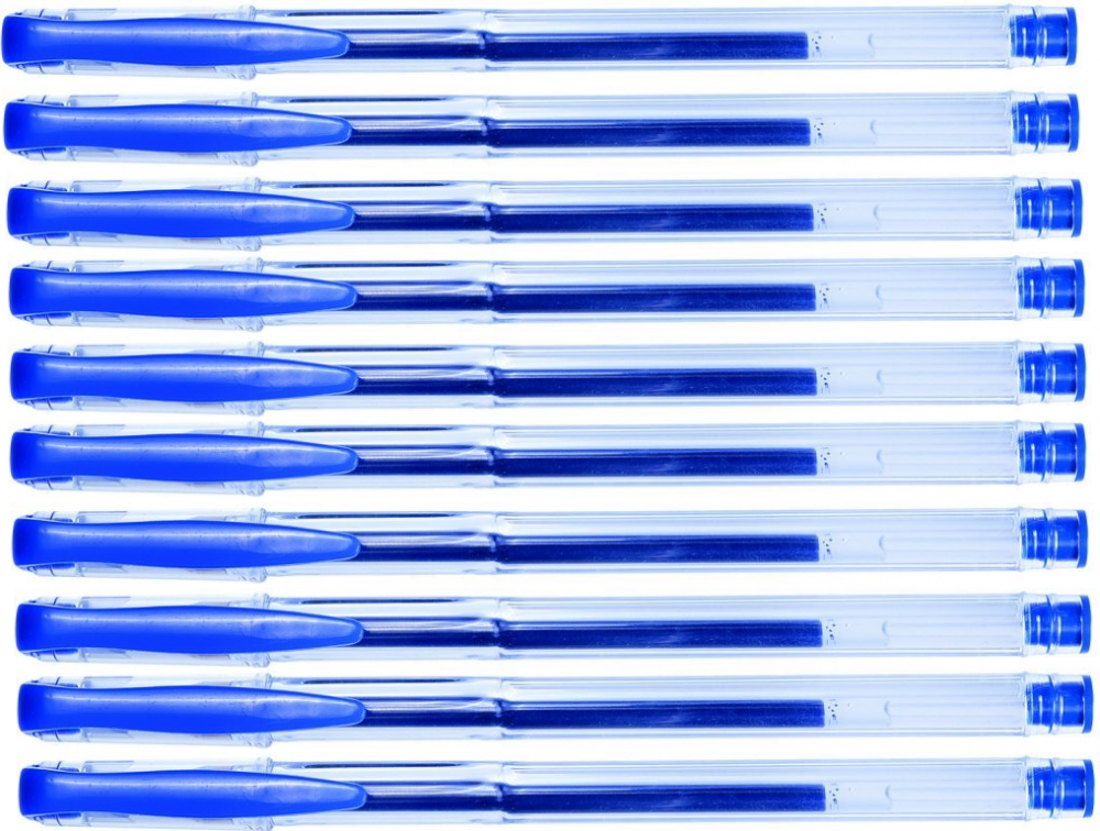 10x Długopis żelowy Office Products Classic, 0.5mm, niebieski