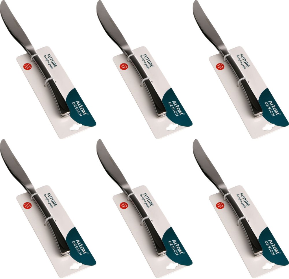 6x Nóż Altom Design Future, 2 sztuki, blister, srebrny
