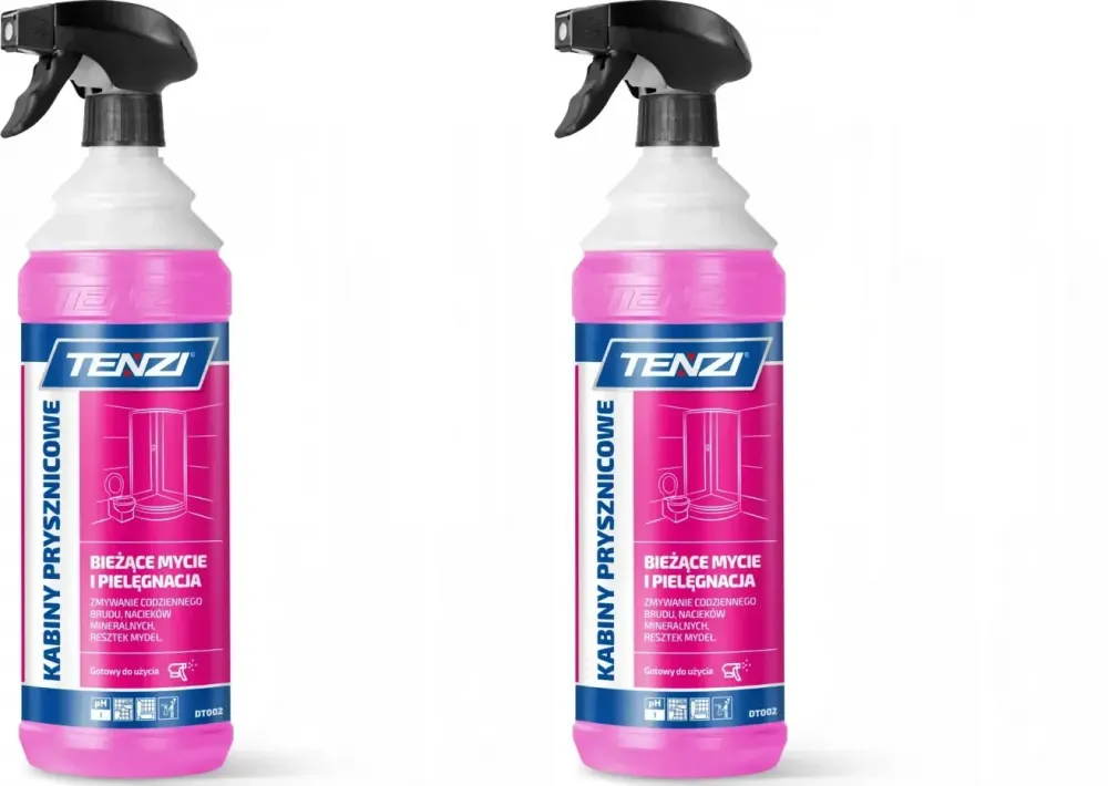 2x Środek do czyszczenia kabin prysznicowych Tenzi Kabiny prysznicowe, 1l