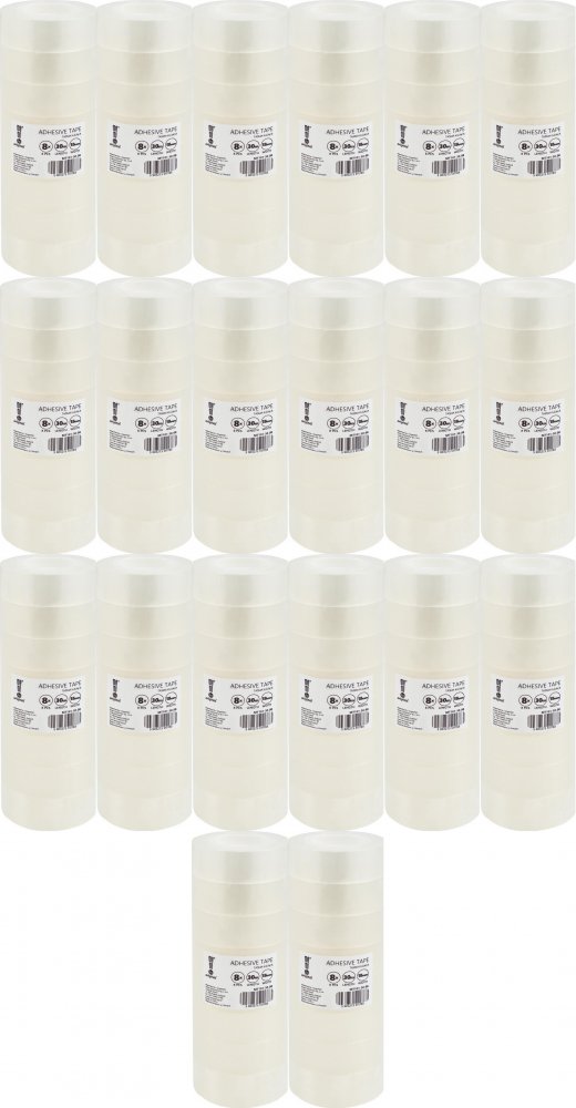 20x Taśma klejąca MemoBe 18mmx30m, 8 sztuk, przezroczysty