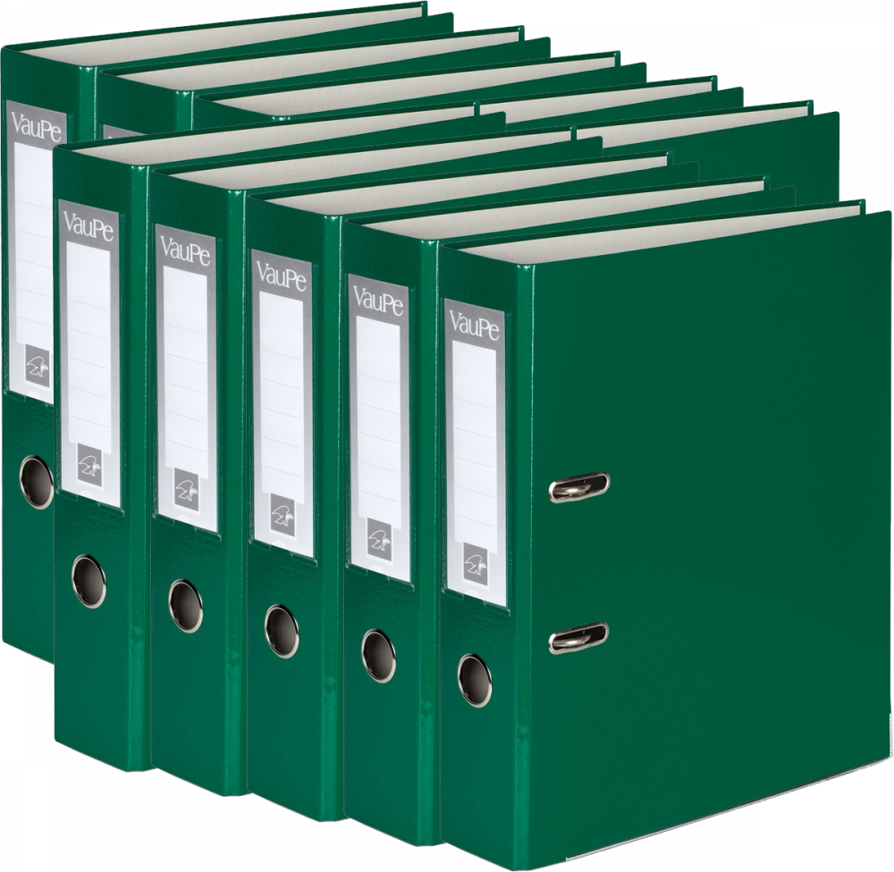 10x Segregator A4 VauPe FCK, 50mm, zielony