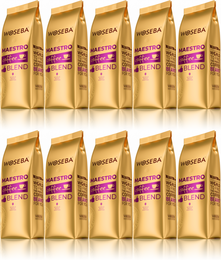 10x Kawa ziarnista Woseba Maestro, 500g