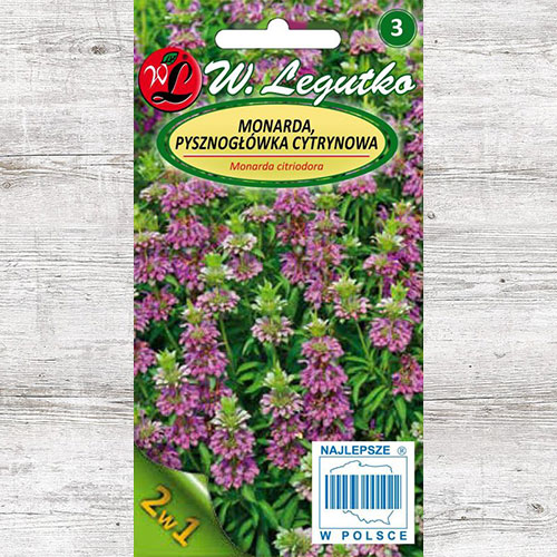 1 pac, Monardă Lemon Headliner Legutko - Semințe: Mod de ambalare: 0.1 g