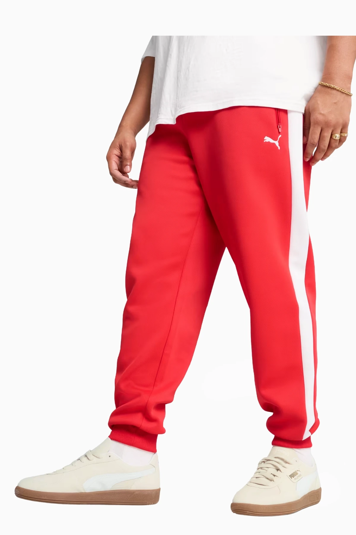 Spodnie Puma T7 Always On - Czerwony