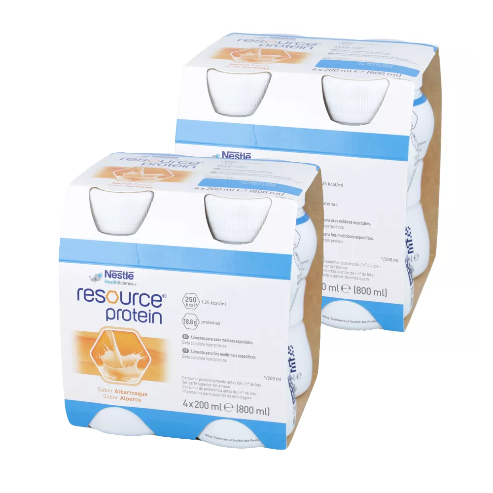 Zestaw resource protein - smak morelowy, 8 x 200 ml - darmowa dostawa