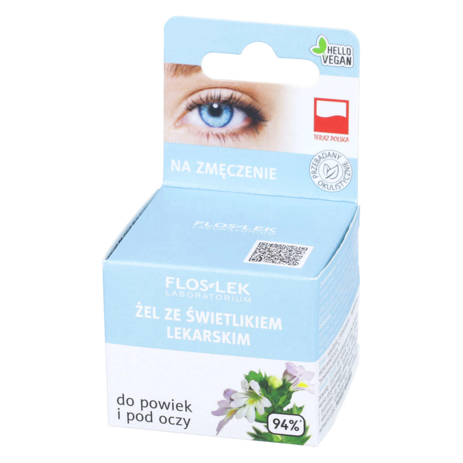 Floslek - żel ze świetlikiem lekarskim do powiek i pod oczy, 10 g