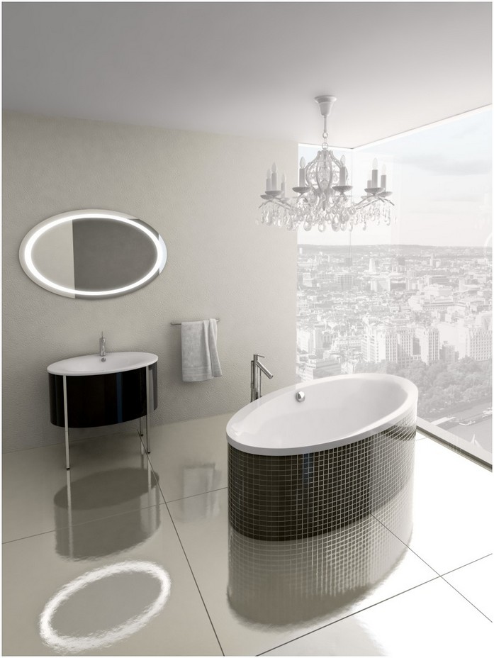 Excellent Lumina wanna owalna 190x95,5 cm biała WAEX.LUM19WH