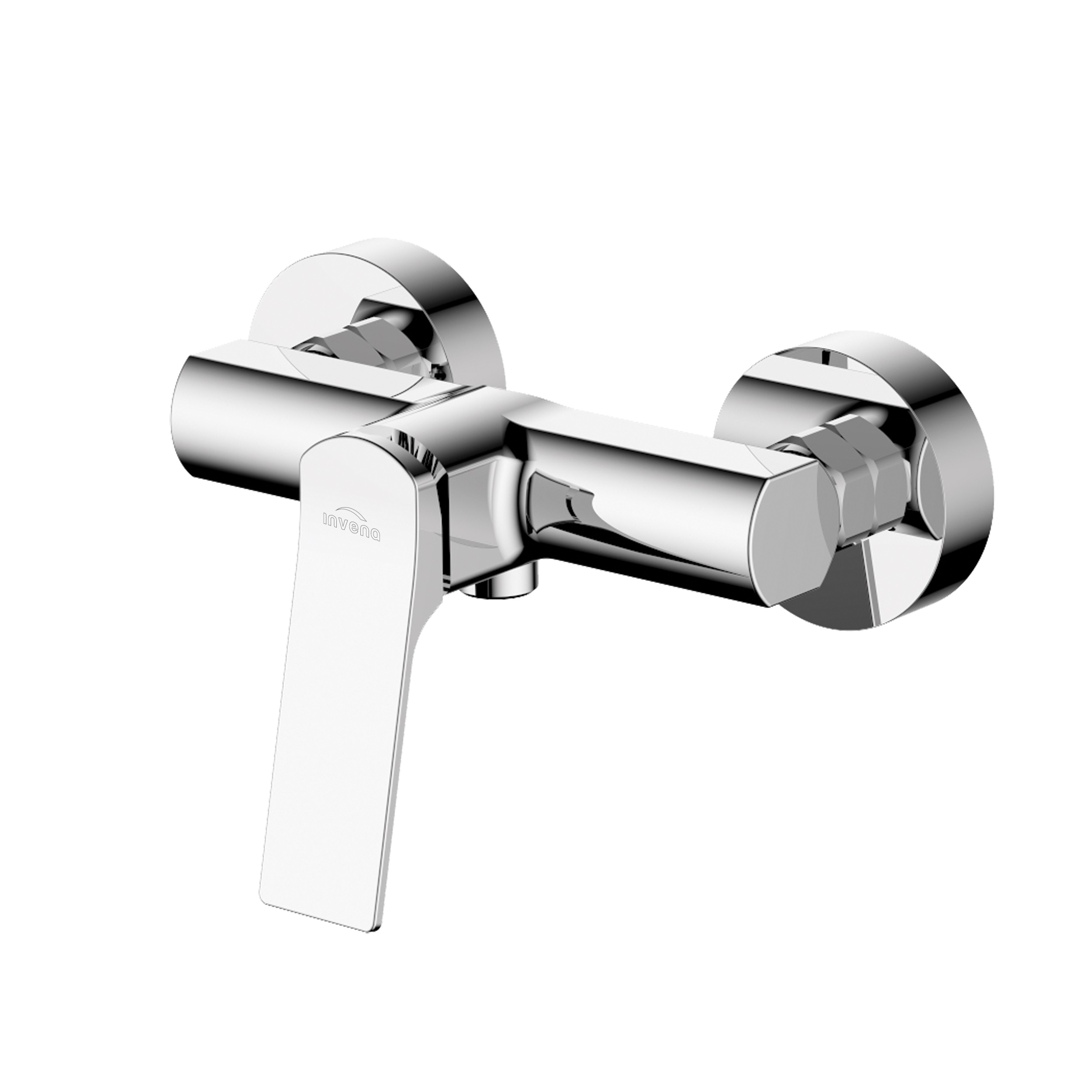 Invena Neri bateria prysznicowa ścienna chrom BN-01-001