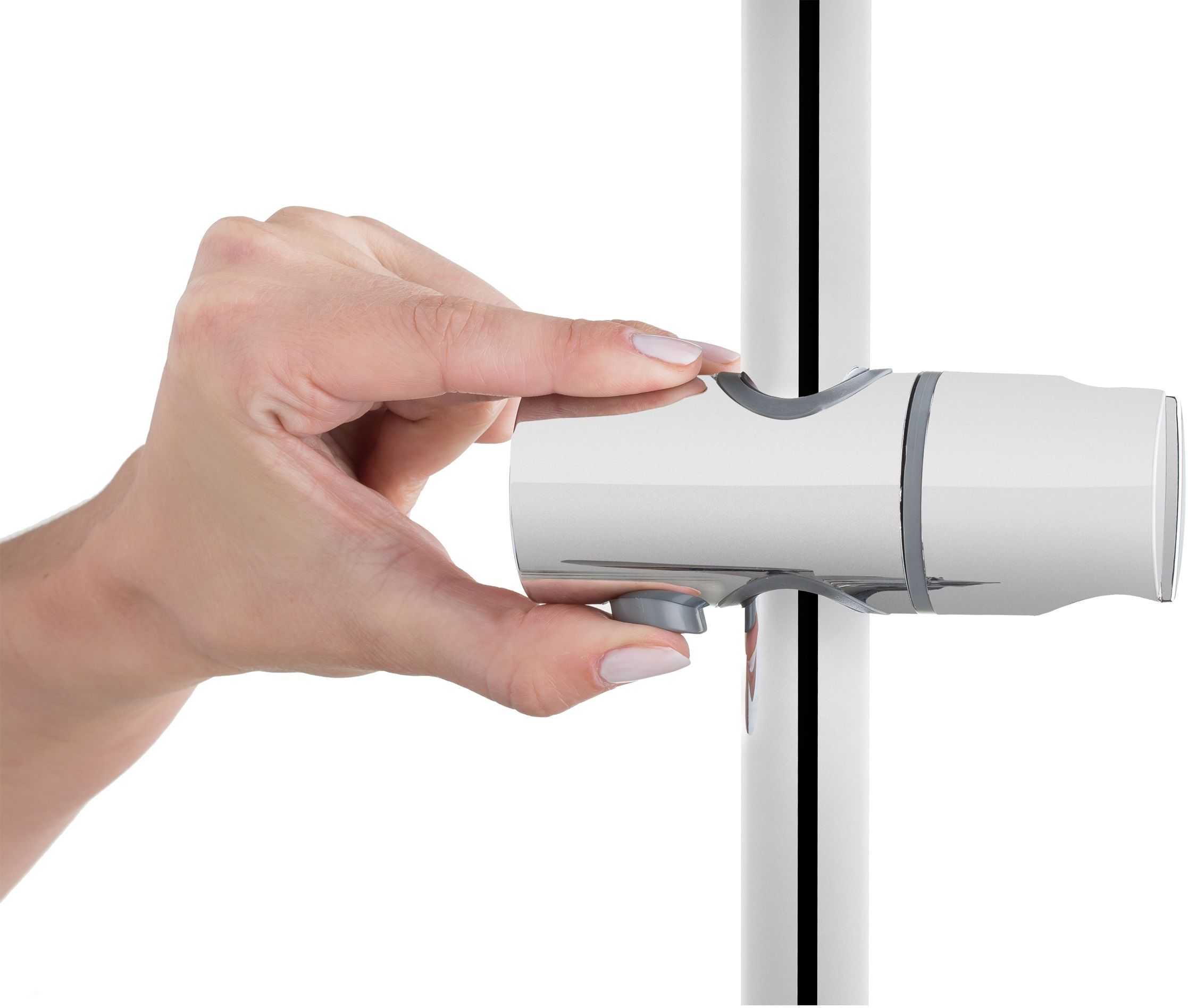 Invena uchwyt prysznicowy chrom SC-D1-007 - Wysyłka w 24h