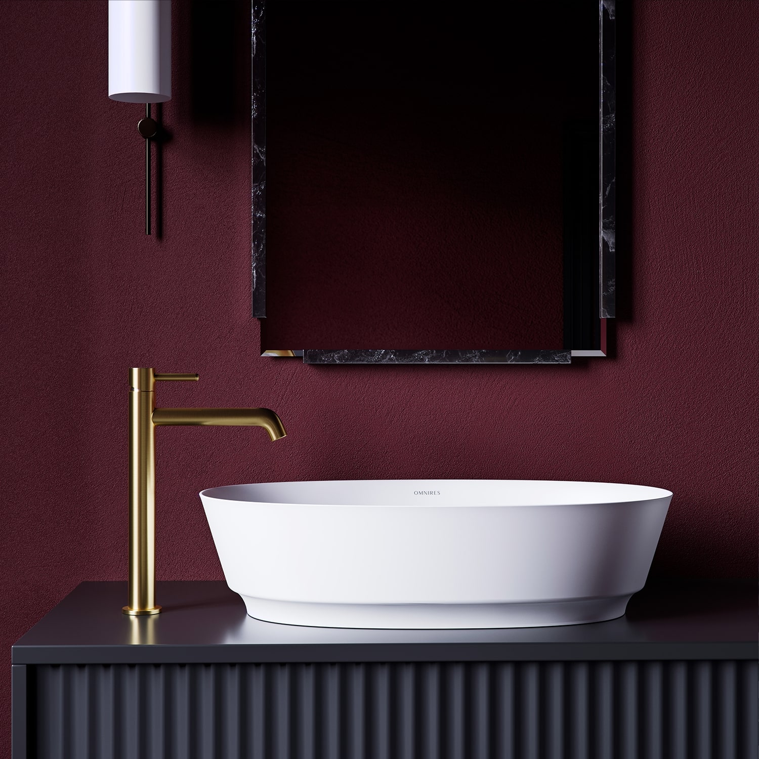 Omnires Y bateria umywalkowa wysoka złoty szczotkowany Y1212GLB - Wysyłka w 24h