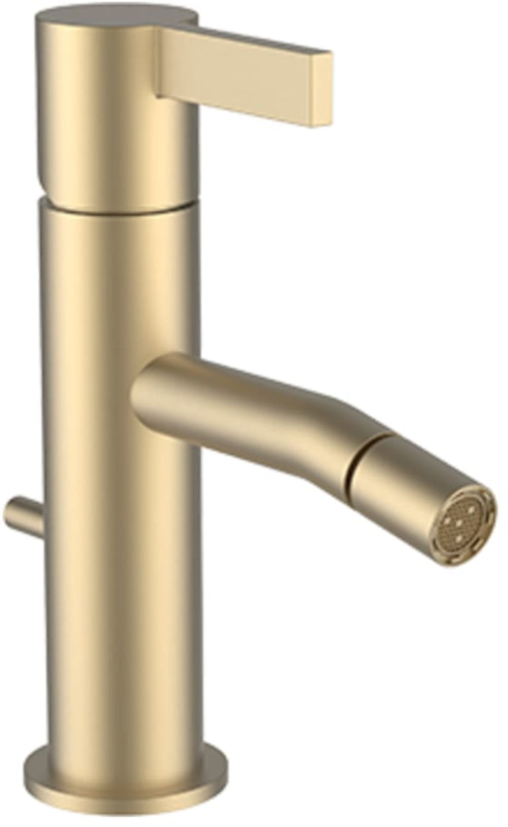 Laufen Kartell bateria bidetowa stojąca złota H3413310831031