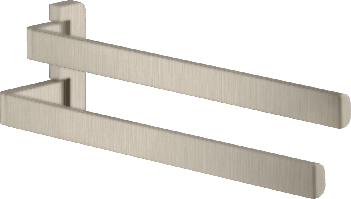 Axor Universal wieszak na ręcznik podwójny nikiel szczotkowany 42821820