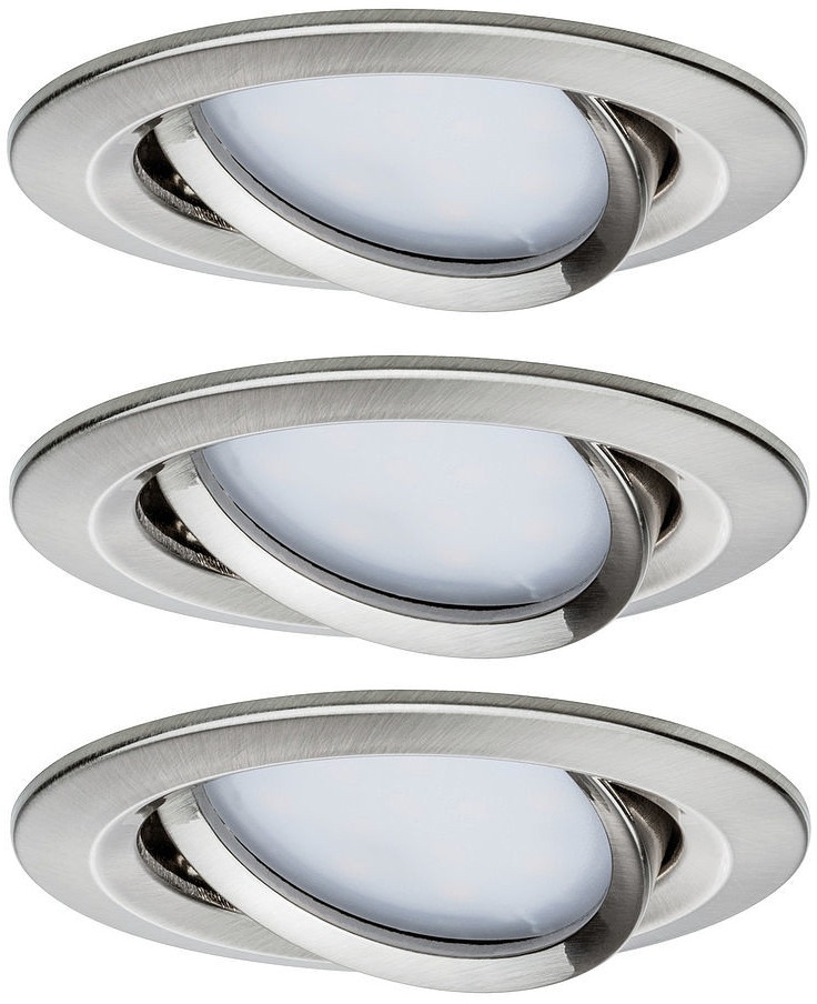 Paulmann Premium lampa do zabudowy 3x6,8 W stal szczotkowana 93865 - Wysyłka w 24h