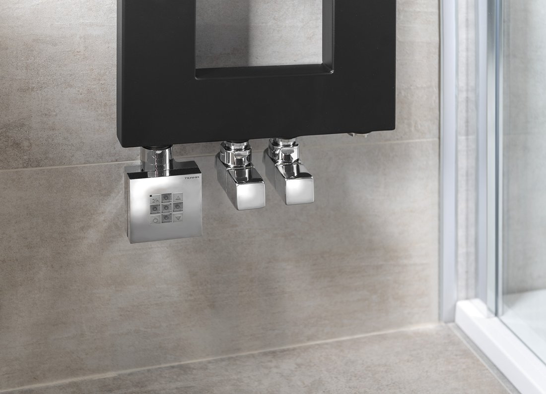 Sapho Cube zestaw przyłączeniowy chrom CP4010S