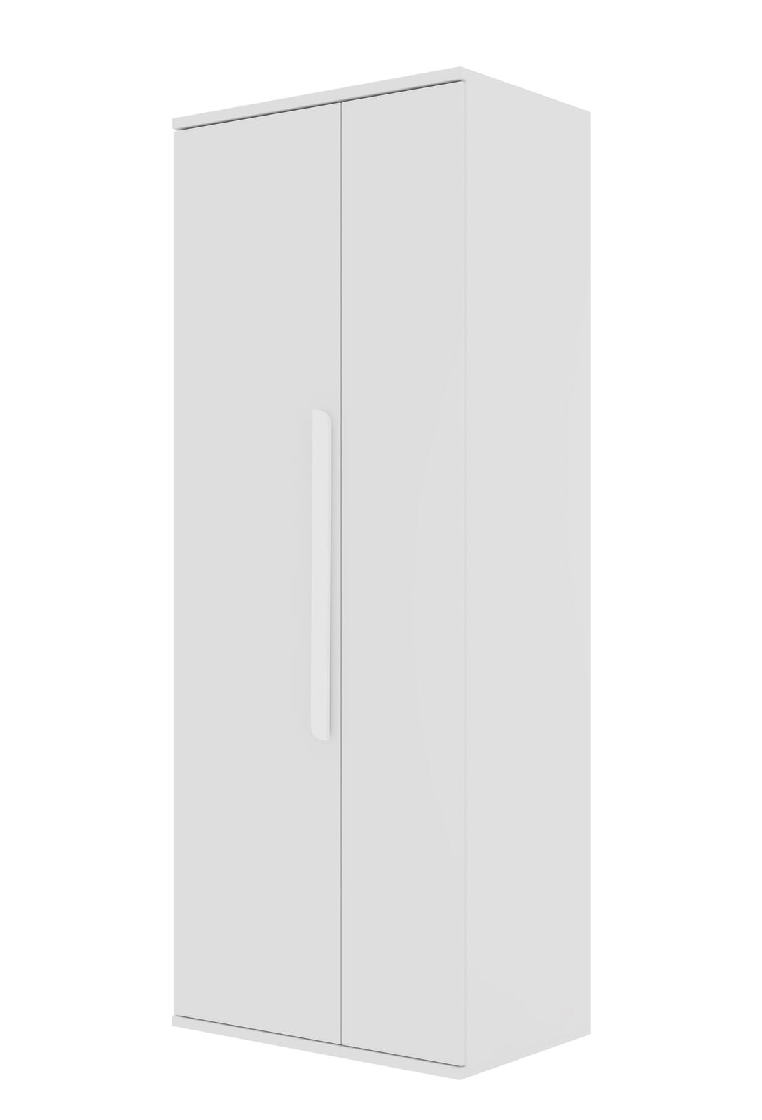 Szafa dziecięca biała Mety wave podwójna