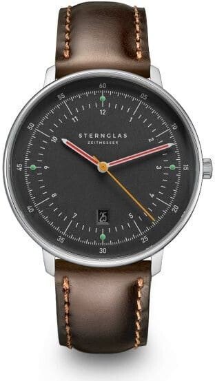 Zegarek męski Sternglas Hamburg S01-HH39-BR03