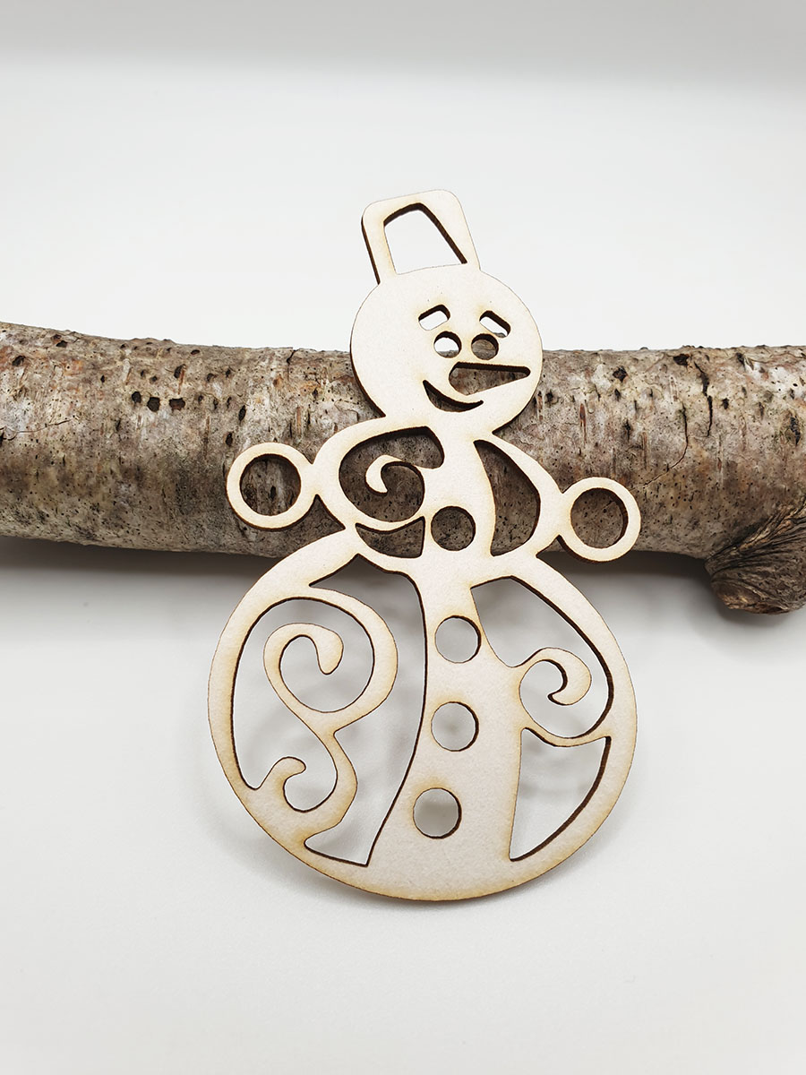 Bombka na choinkę świąteczny bałwanek, baza do makramy, zakładka do książki, zawieszka ażurowa z bermaty, tekturka do zaproszeń, ozdoba na B