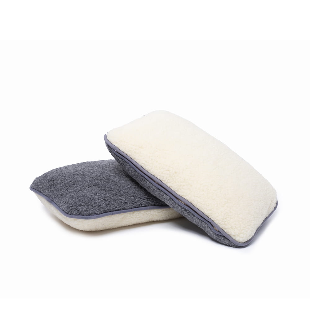 Poduszka wełniana merynos tumbler grafit/angello 45x75 (+-3%)