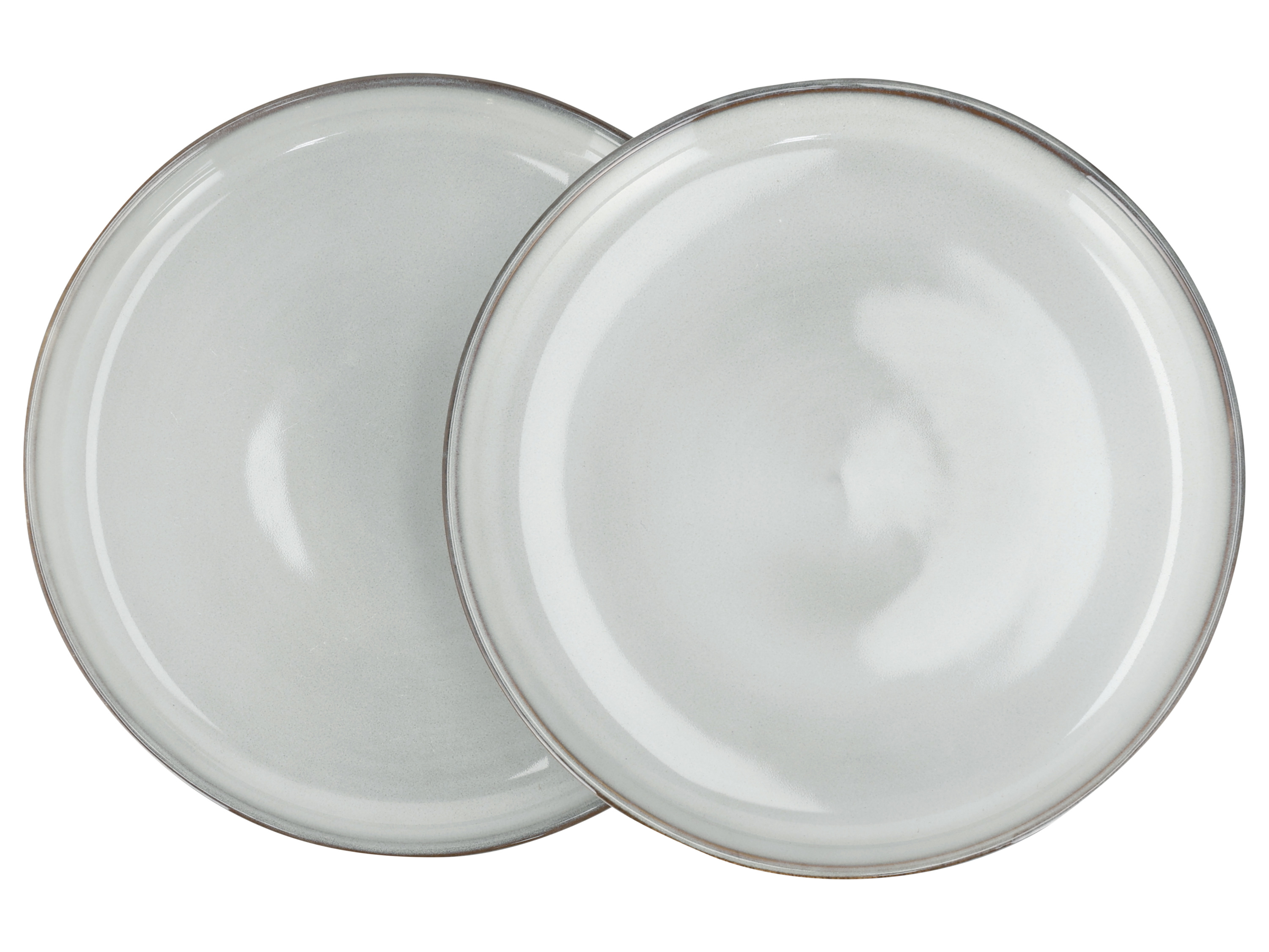 Silvercrest Zestaw 2 misek lub filiżanek lub talerzy Zestaw talerzy, Beżowy