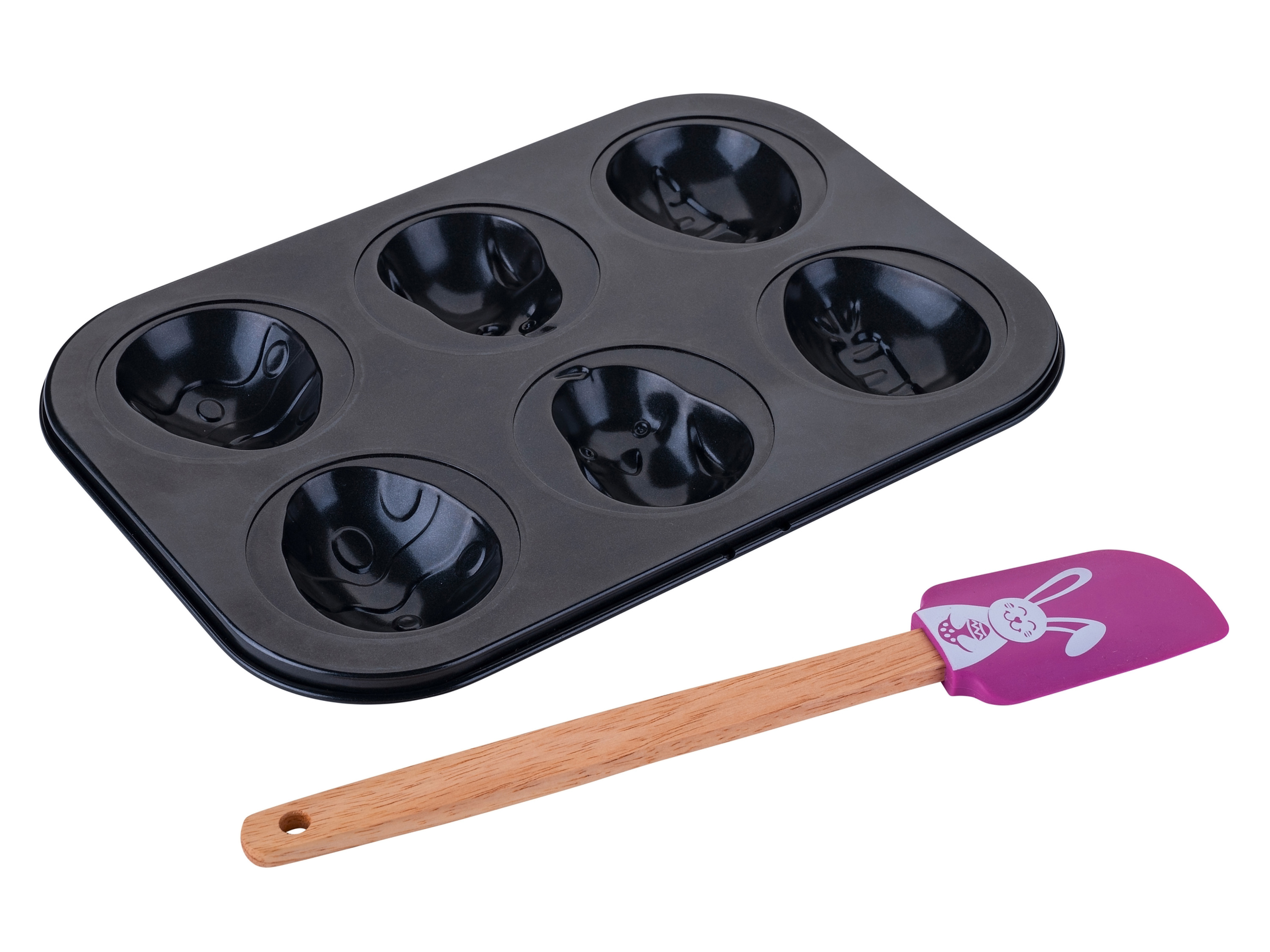 Fackelmann Foremka na muffiny ze szpatułką do ciasta