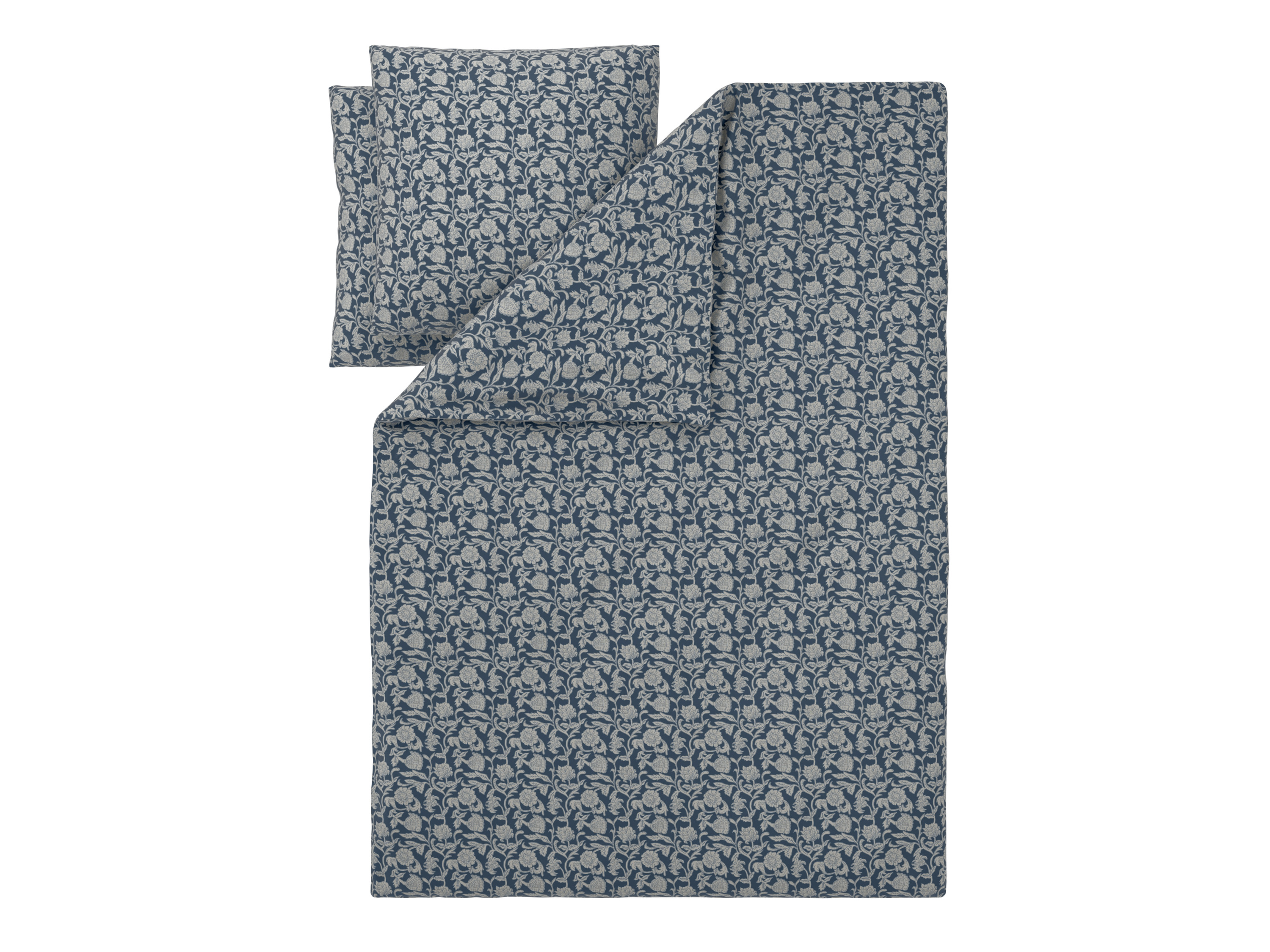 Livarno Pościel z bawełną renforcé, 220 x 200 cm Niebieski