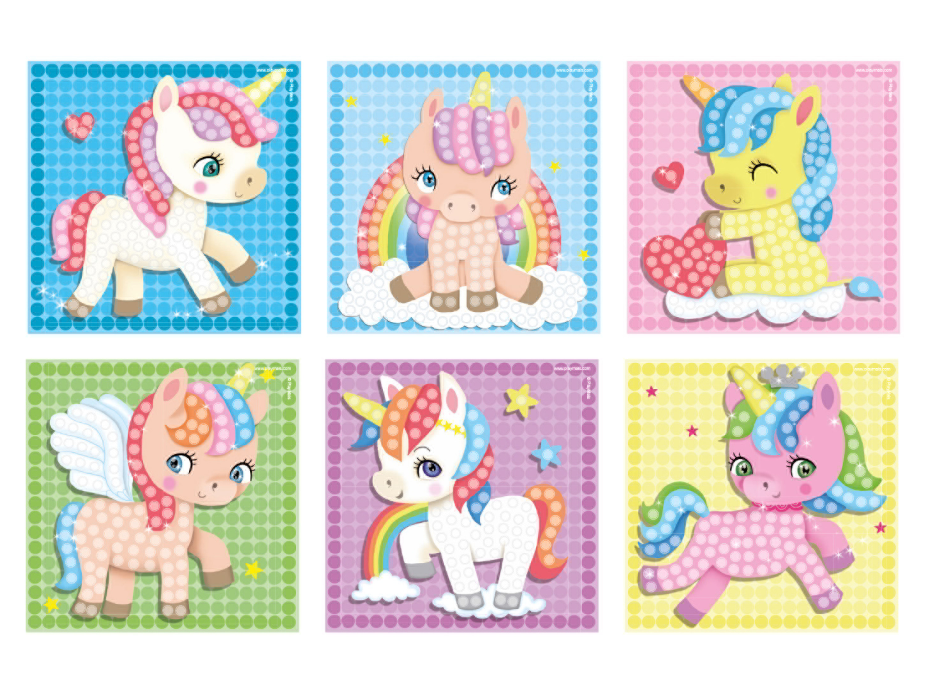 Playmais Mała Mozaika Wymarzony jednorożec