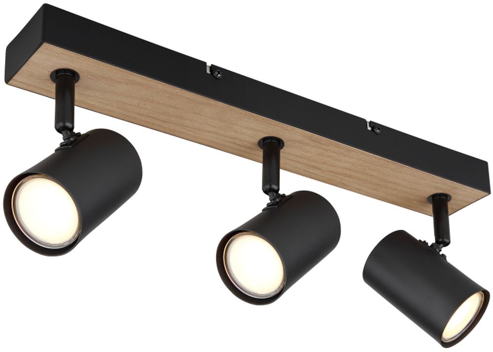 Darmowa Dostawa - Lampa podsufitowa 3x35 W czarny Globo Lighting Robby 579113BW