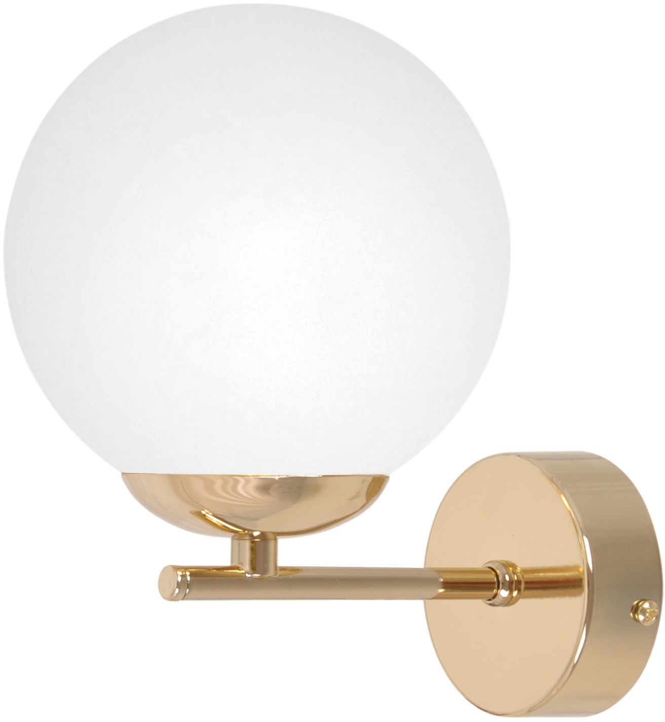 Darmowa Dostawa - Lampa podsufitowa 1x10 W biała-złota Kaja Rea K5425