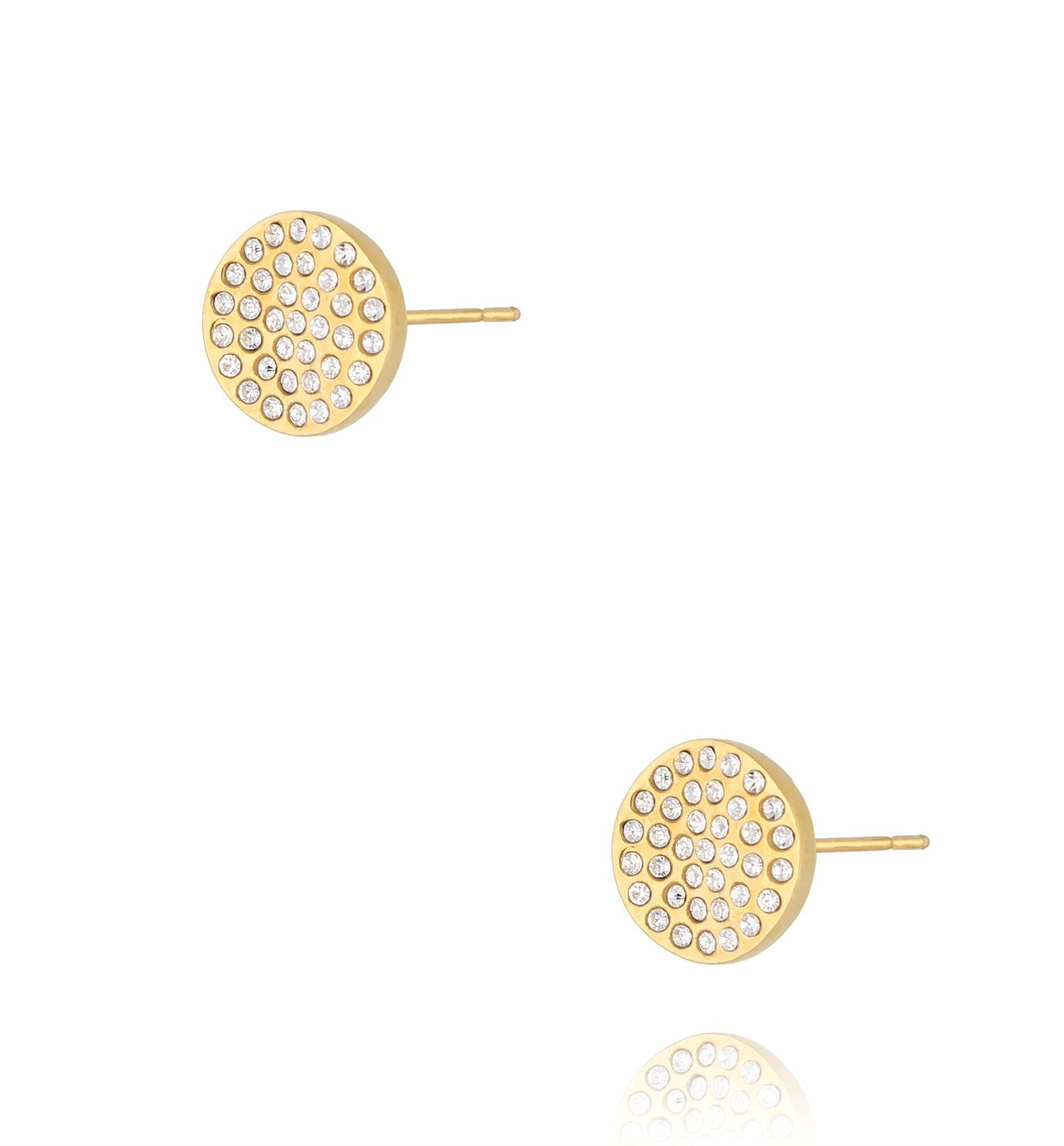 Kolczyki z cyrkoniami złote Crystal Dream KSA1835