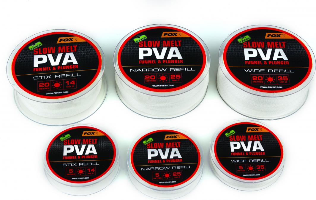 FOX Siatka Zapasowa PVA Edges Slow Melt PVA Mesh System 35mm Wide 20m