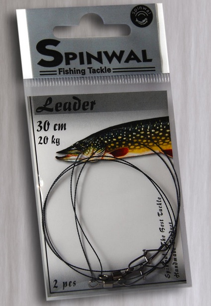 Spinwal Przypon Wolframowy Leader 30cm 20kg