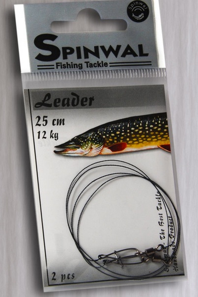 Spinwal Przypon Wolframowy Leader 25cm 12kg