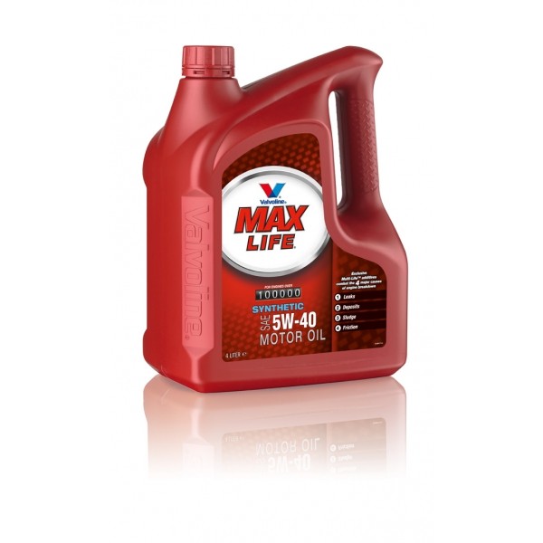 VALVOLINE MAXLIFE SYNTHETIC 5W40 4L - Petrostar