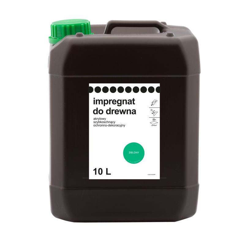 Impregnat do drewna zielony 10 l