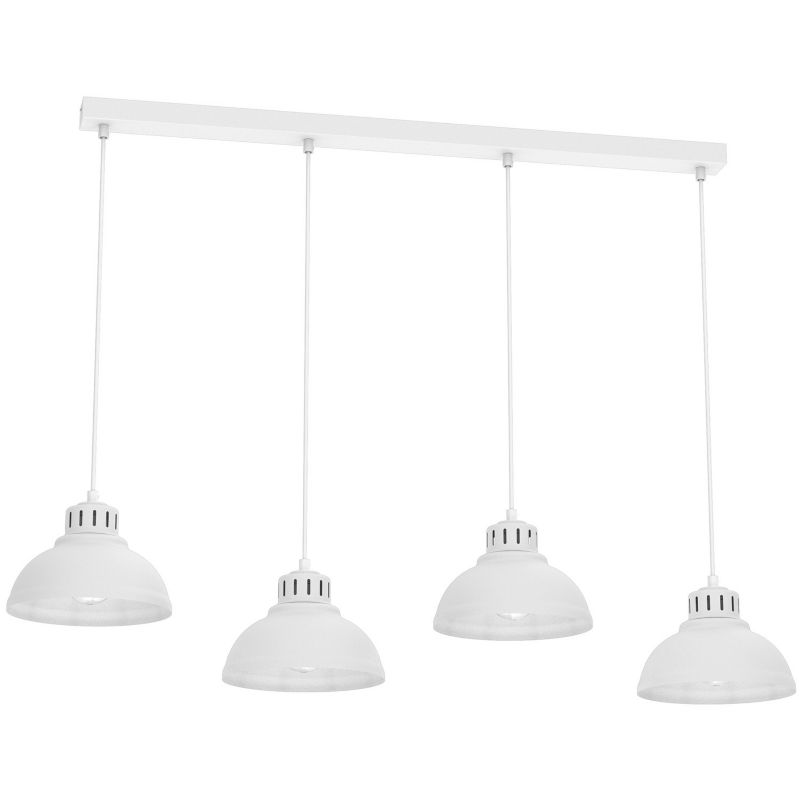 Lampa wisząca Luminex Sven biały matowy wym: 110 x 105 x 21 cm 4xE27 x 15W 1 szt.