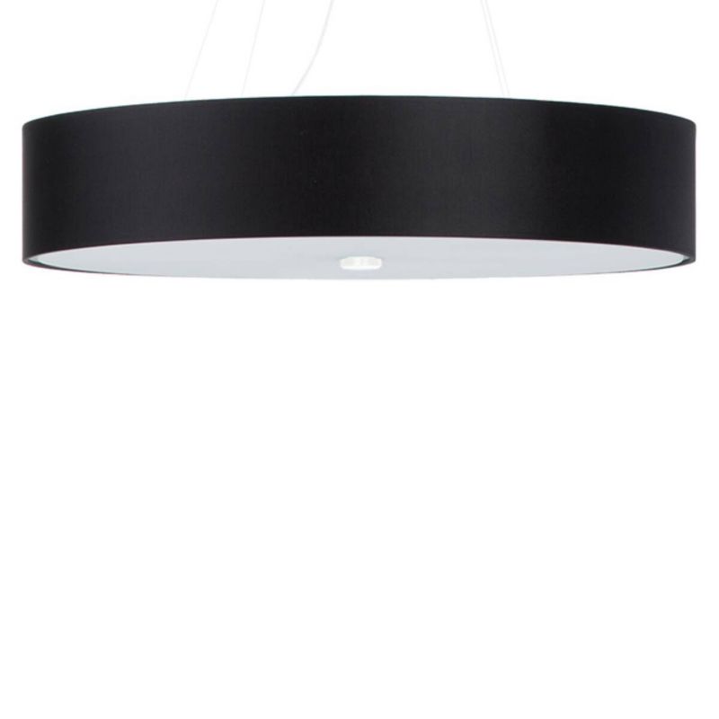Lampa wisząca Sollux Lighting Skala 8464 czarna szerokość 70 cm 6xE27 x 1 szt.