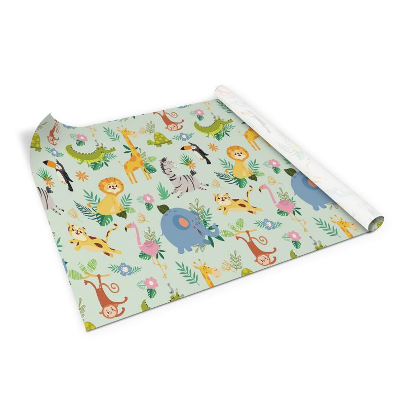 Samoprzylepna okleina Tulup 100x50 cm Afrykańskie zwierzęta 1 szt.